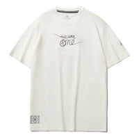 Li-Ning x DFT Way Of Wade Graphic T-shirt 'White Black' AHSR573-2