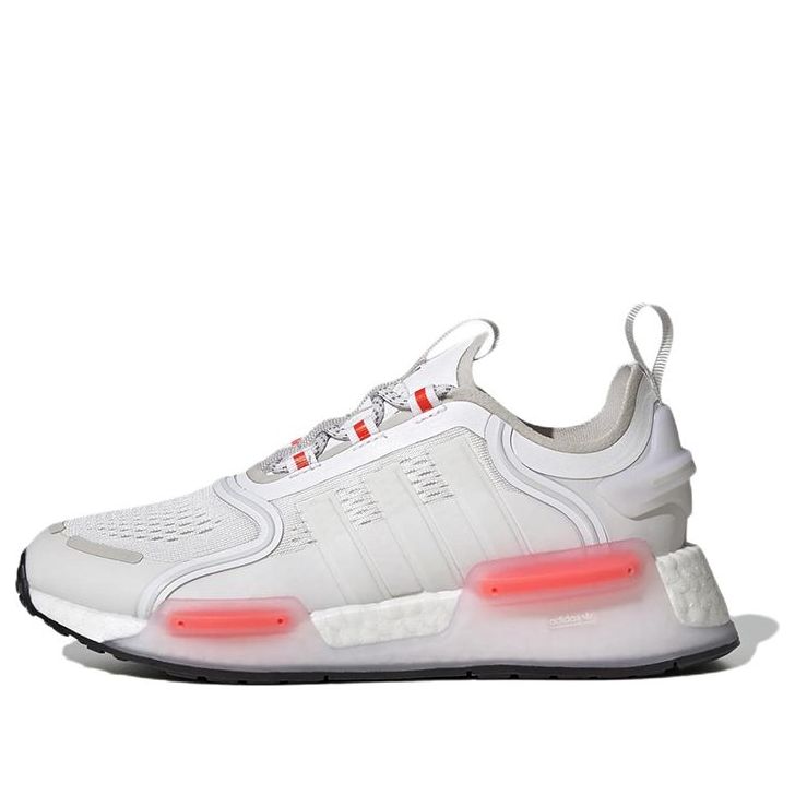 (GS) adidas NMD_V3 Shoes 'White Solar Red' GX2034