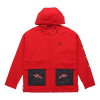 adidas Cny Jkt New Year's Edition Casual Sports Hooded Jacket Red GP1822
