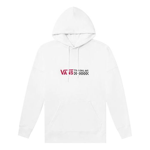Vans Unisex Oversize Logo Printing Hoodi White VN0A4ML7WHT