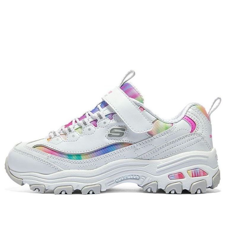 (GS) Skechers DLITES Low 'White Multi' 303905L-WMLT