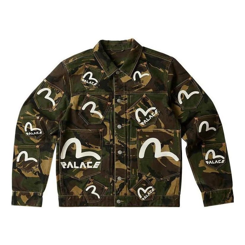 Palace x Evisu Type One Denim Jacket 'Camo' P24EVJK002