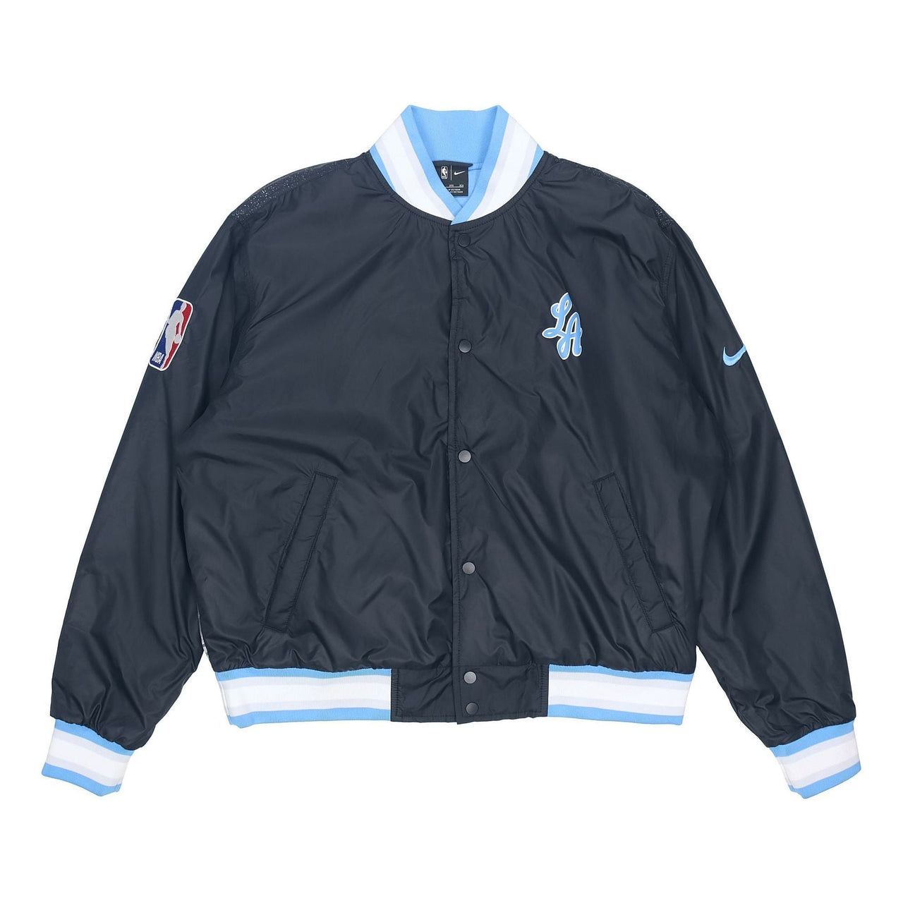 Nike NBA Courtside Los Angeles Lakers Woven Casual Sports baseball uniform Jacket Black CN1441-010