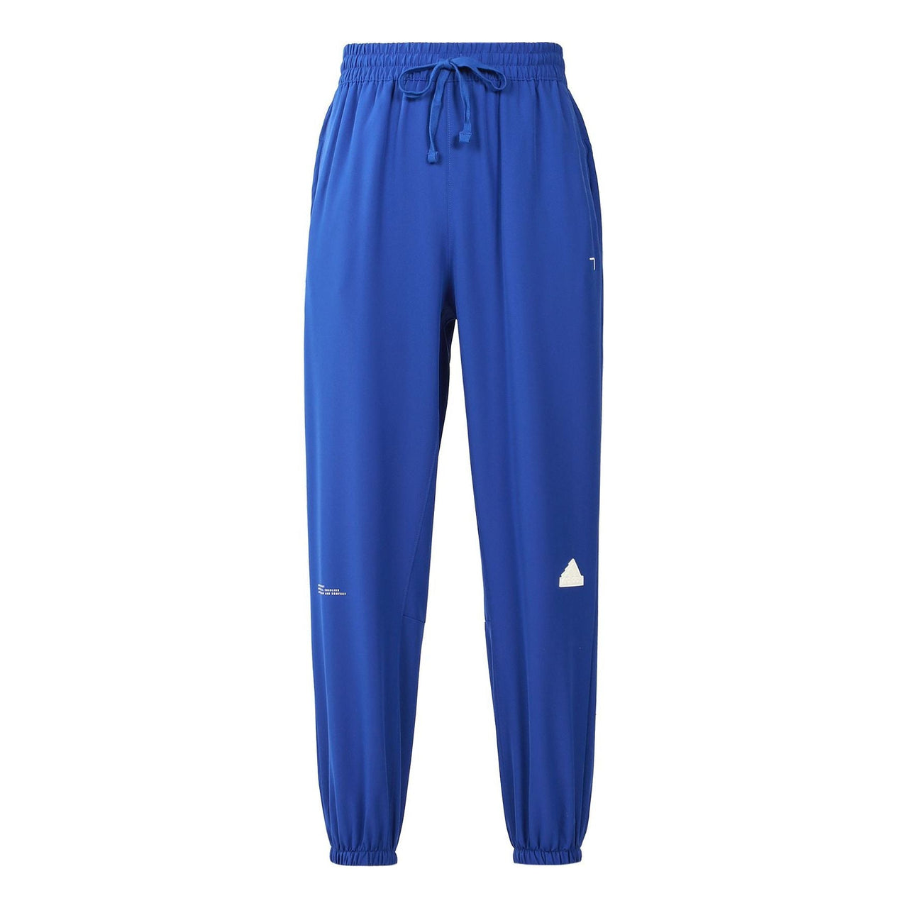 Men's adidas New Wv Pants Solid Color Logo Printing Bundle Feet Sports Pants/Trousers/Joggers Blue HN1930