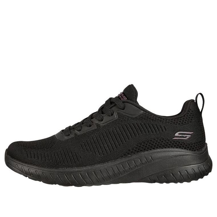 (WMNS) Skechers Bobs Sport Squad Chaos Face Off 'Black' 117209-BBK