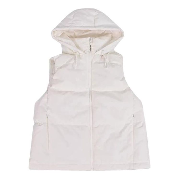 (WMNS) New Balance Hooded Vest 'White' NJD44252-WT