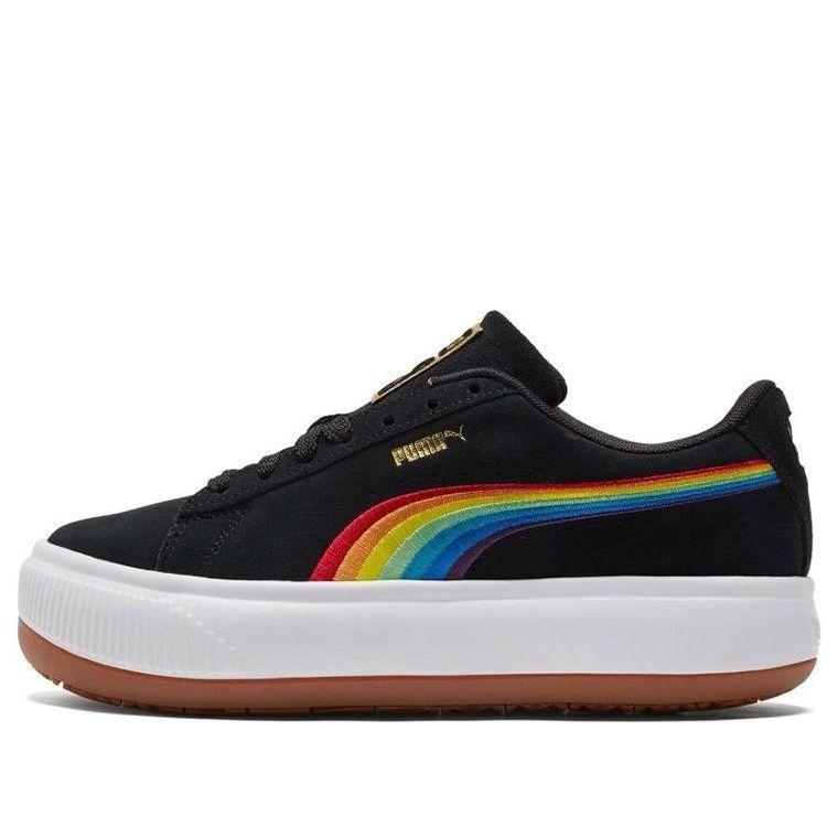 (WMNS) PUMA Suede Mayu 'Rainbow - Black' 387239-01