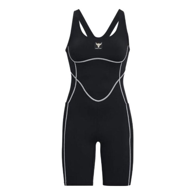 (WMNS) Under Armour Project Rock Bodysuit 'Black' 1377464-001