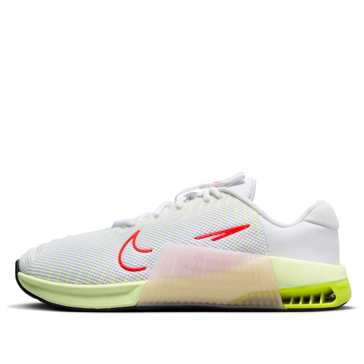 (WMNS) Nike Metcon 9 'White Volt Crimson' DZ2537-101