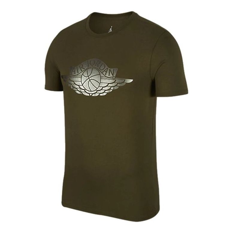 Air Jordan Wings Logo T-Shirt 'Olive Green' AA1904-395