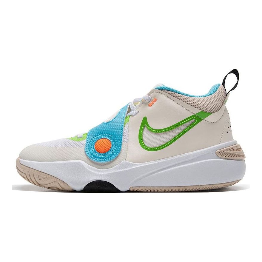 (GS) Nike Team Hustle D 11 Basketball Shoes 'Sanddrift Action Green' FN8904-131