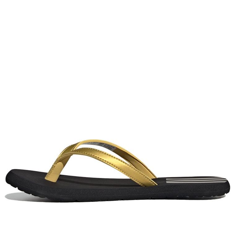 (WMNS) adidas Eezay Flip-Flops Slipper 'Black Gold' EG2036