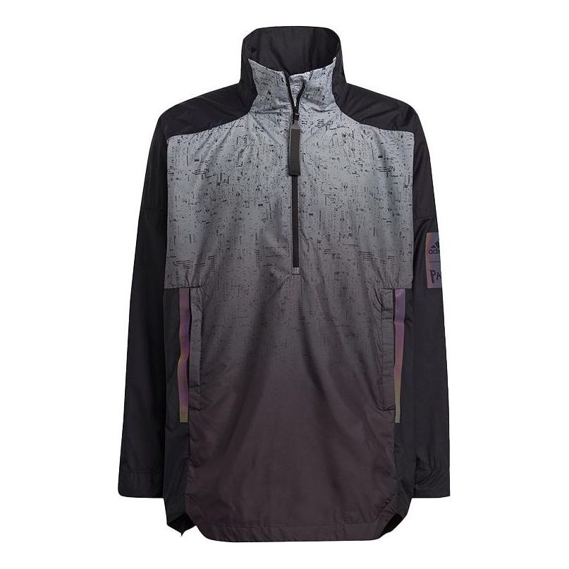 adidas Myshelter Wind Ready Jacket 'Black Halo Blue' GM4378