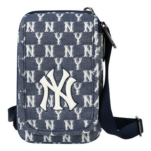 MLB Monogram NY New York Yankees Crossbody Bag Blue 32BGDD011-50N