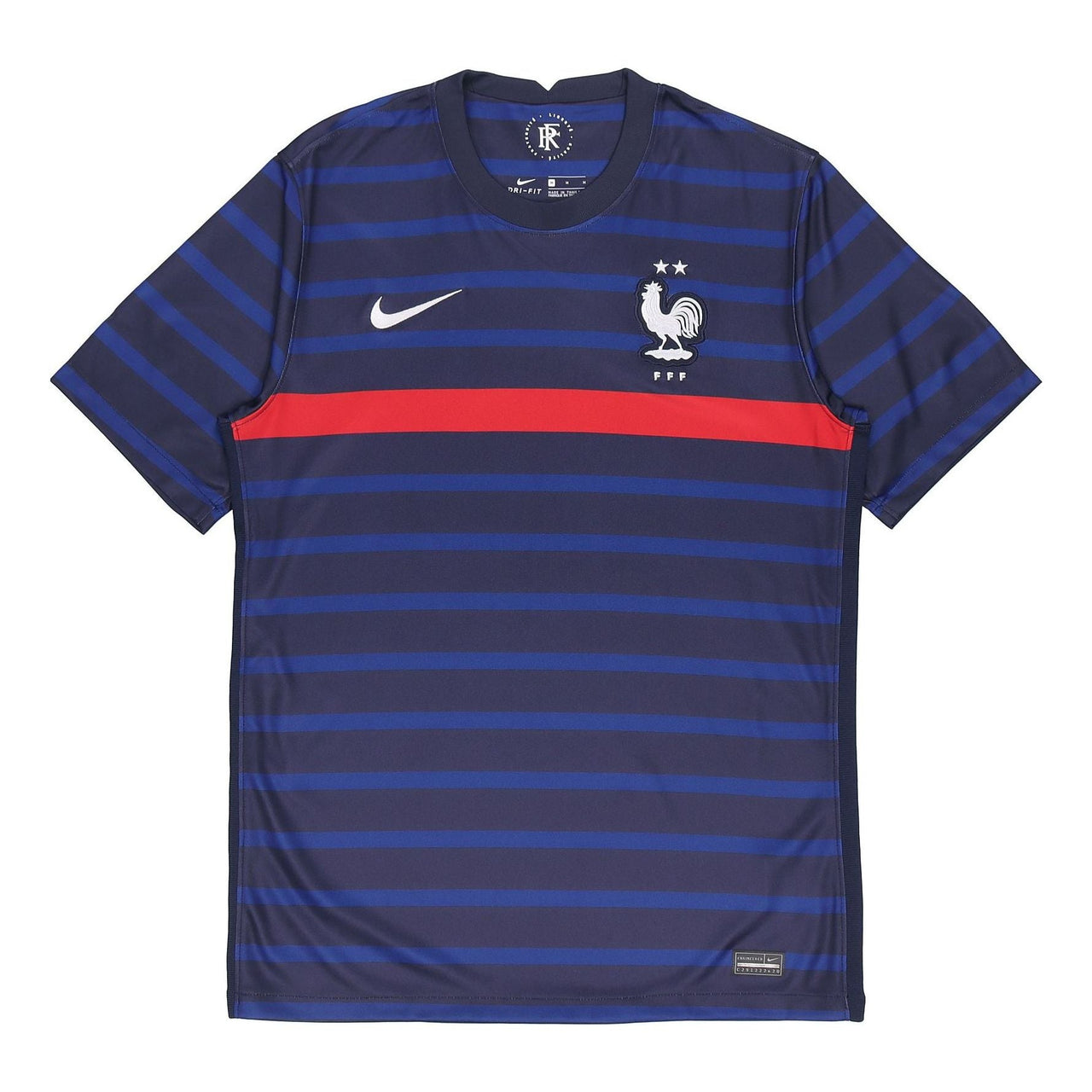 Nike 20-21 Season European Cup Home Fan Edition Casual Sports Training Jersey Short Sleeve Blue CD0700-498