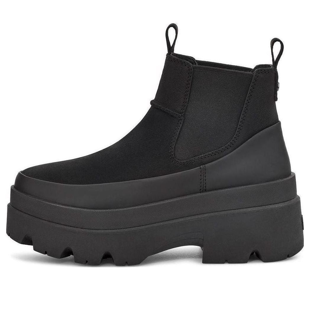 (WMNS) UGG Brisbane Chelsea Boot 'Black' 1143842-BLK