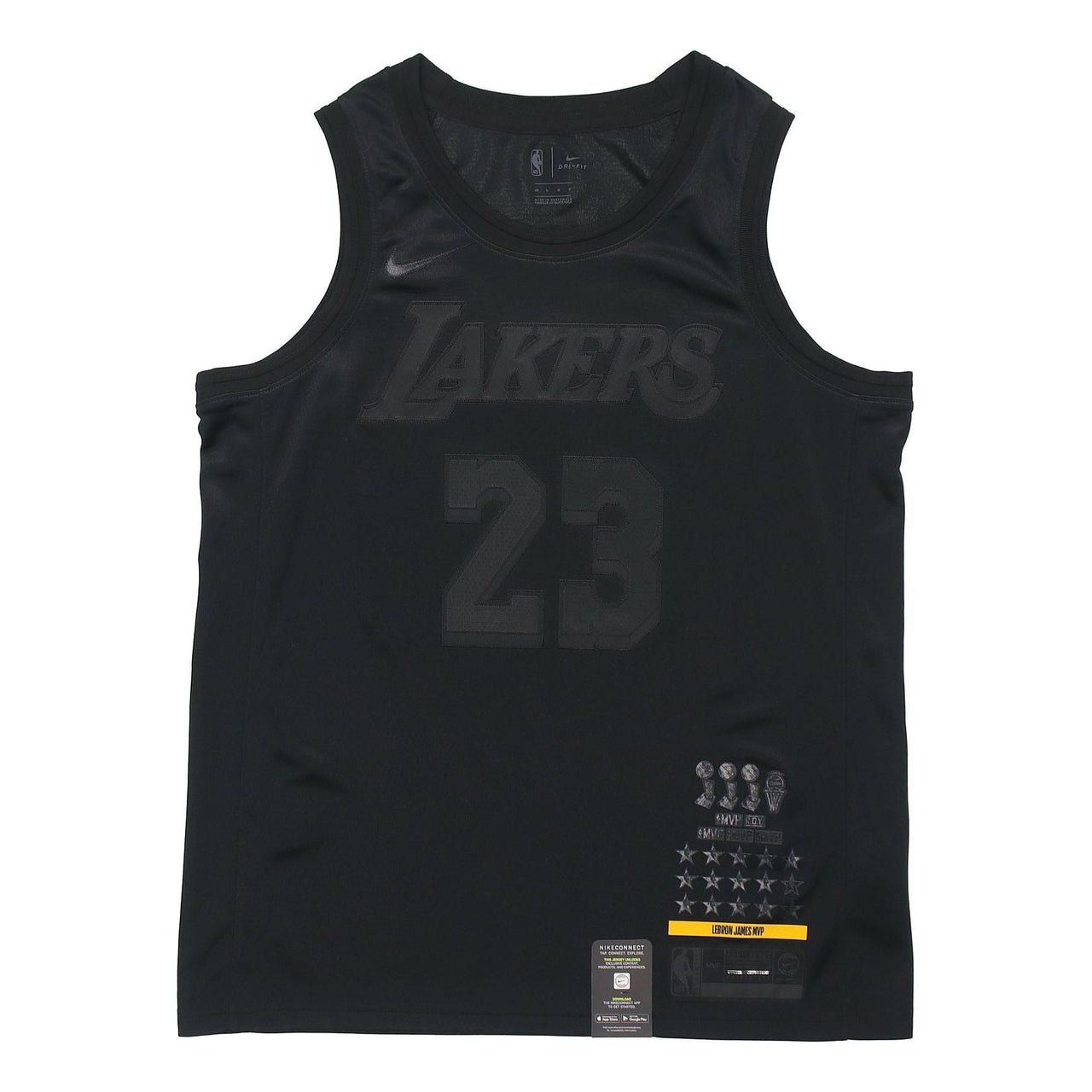 Nike Connected Jersey NBA lakers LeBron James MVP Black CI2030-010