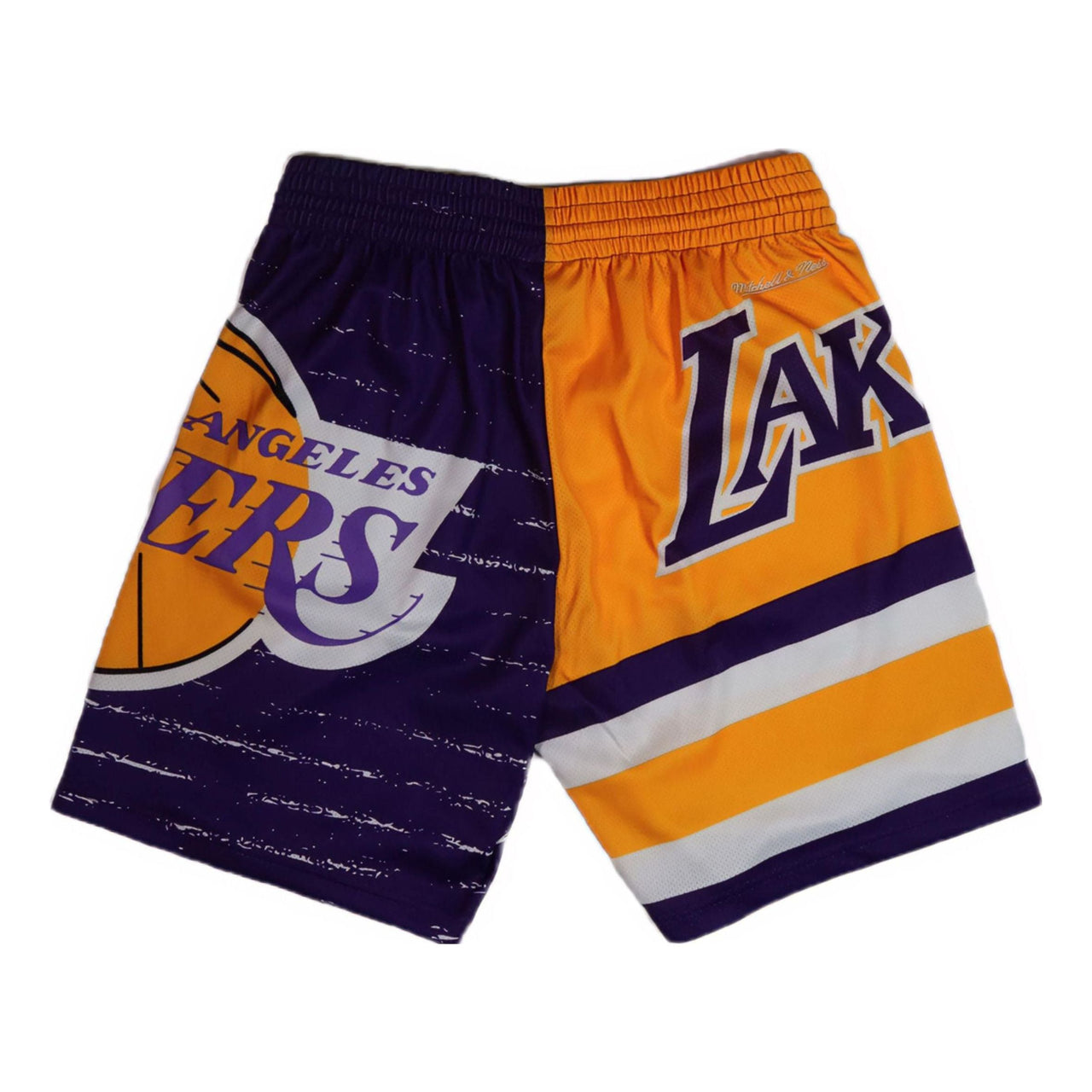 Mitchell & Ness x NBA Los Angeles Lakers Jumbotron 3.0 Shorts 'Yellow Purple' PSHR4984-LALYYPPPMTWH