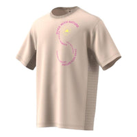 adidas By Stella McCartney Sportswear T-Shirt (gender neutral) 'Beige' IA7709