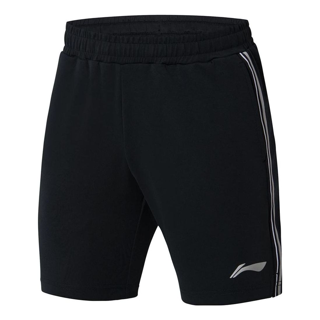 Li-Ning Logo Badminton Competition Quick-Drying Shorts 'Black' AAPS009-3
