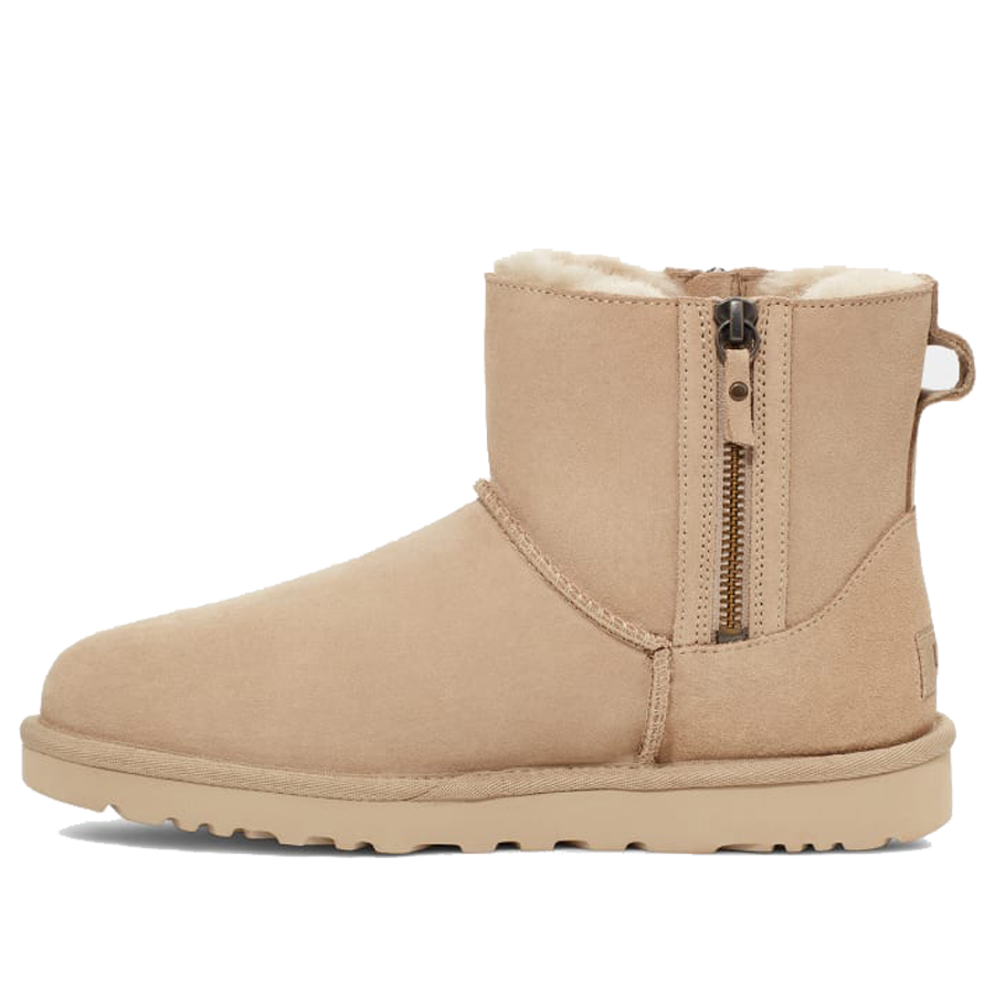 (WMNS) UGG Classic Mini Double Zip 'Mustard Seed' 1118853-MDSD