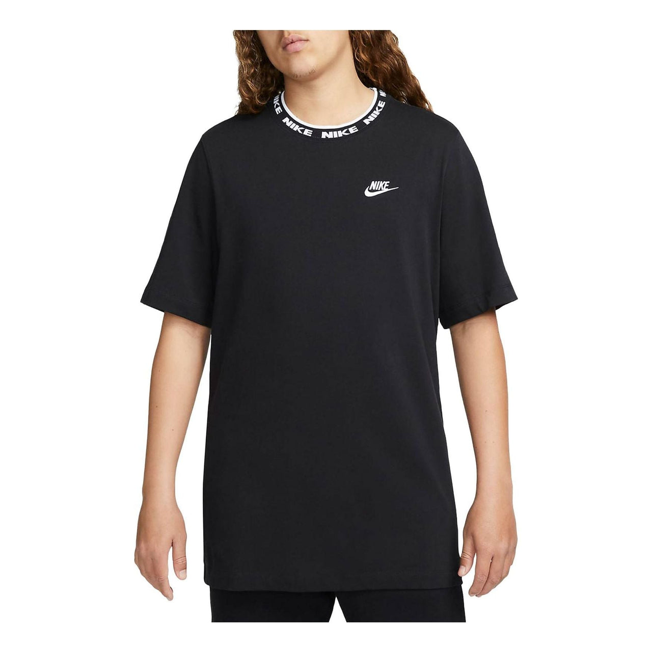 Nike Sportswear Club Short-Sleeve Top 'Black' FB7310-010