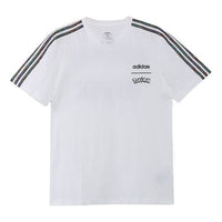 adidas neo x POKEMON Crossover Alphabet Printing Sports Round Neck Short Sleeve White FM6034