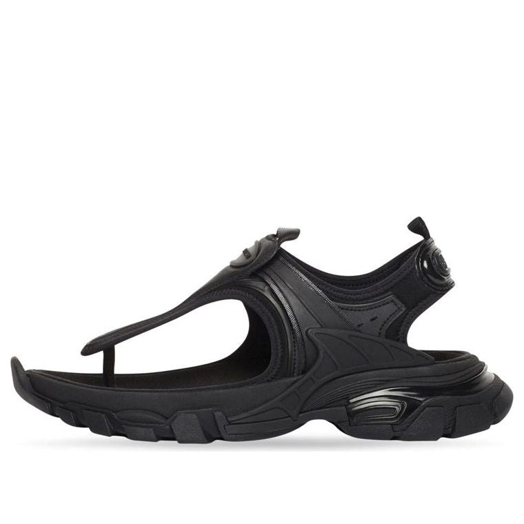 (WMNS) Balenciaga Track Sandals Black 618089W2PA11000