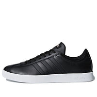 (WMNS) adidas VL Court 2.0 'Black' DB0024