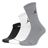 Air Jordan Waterfall Socks 3Pack 'Black White Grey' SX6274-011