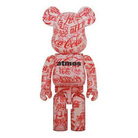 Coca-Cola Coca Cola x atmos x BE@RBRICK Clear Body Red White 1000% ATMOSCOLA1000