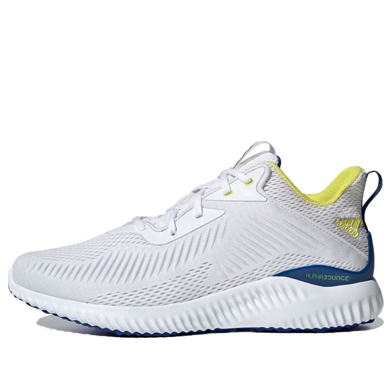 adidas Alphabounce EK 'White Royal Yellow' GY5083