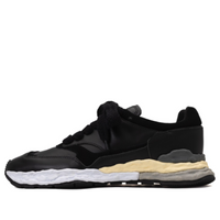 Maison MIHARA YASUHIRO GEORGE OG Sole Leather Low-top Sneaker 'Black' A10FW702-BLK