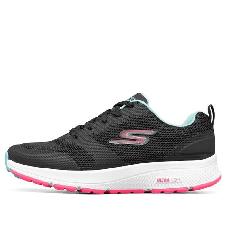 (WMNS) Skechers Go Run Consistent 'Black White Pink' 128076-BKMT