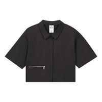 (WMNS) Nike Sportswear Dri-FIT Tech Pack Woven Polo 'Black' DV8241-010