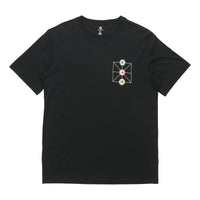 Men's Converse Creative Sports Round Neck Short Sleeve Black 10018141-A02