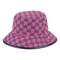 (WMNS) Gucci GG Monogram Multicolor Reversible Bucket Hat 'Pink Blue' 656573-3HAD0-5268