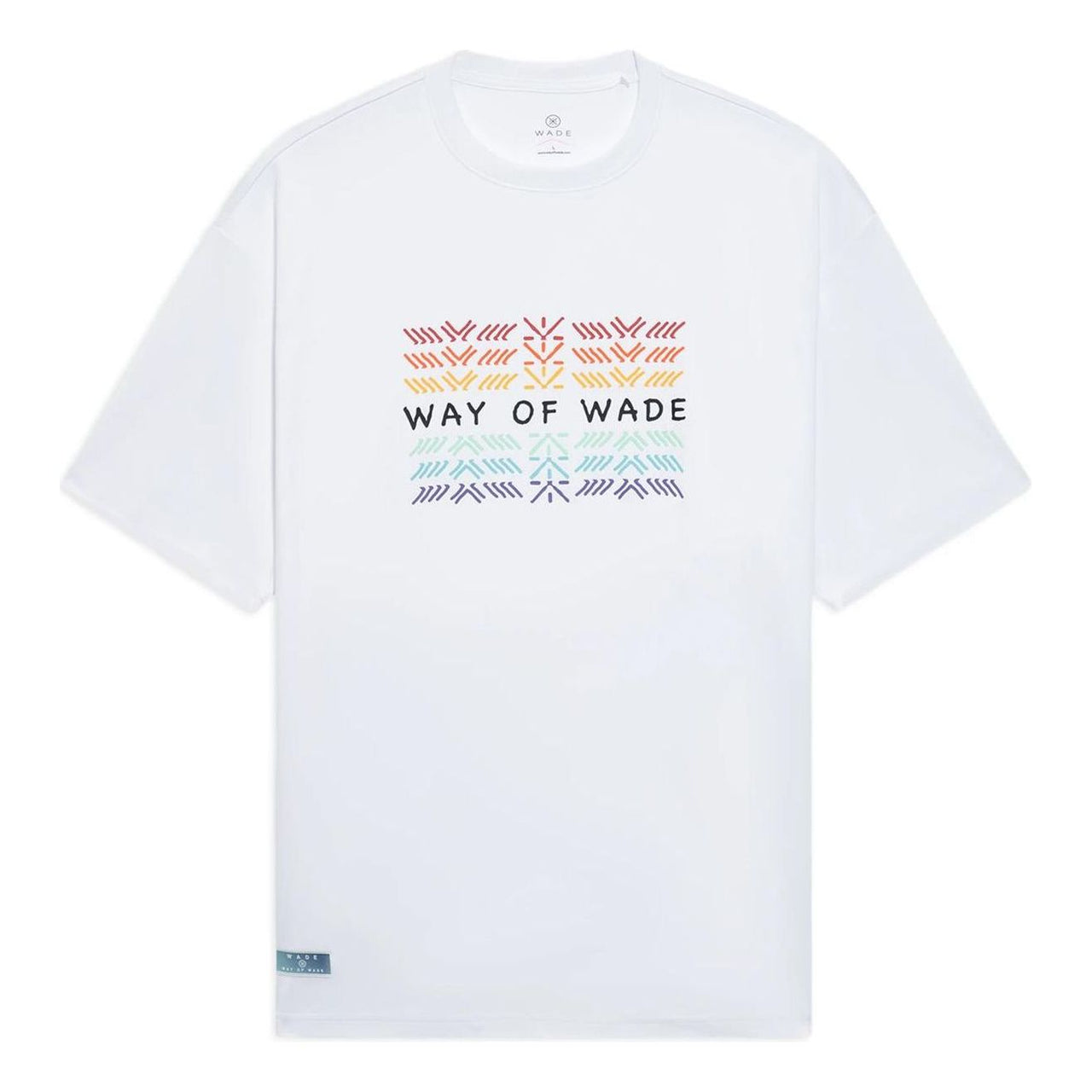 Li-Ning Way Of Wade Graphic Loose Fit T-shirt 'White' AHSS431-2