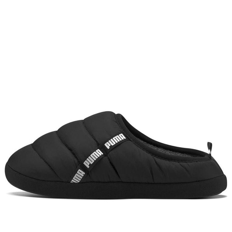 PUMA Scuff Slippers 'Black White' 384945-01