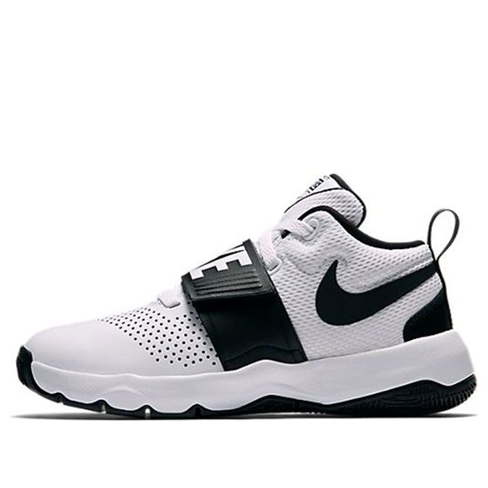 (GS) Nike Team Hustle D8 'White Black' 881941-100