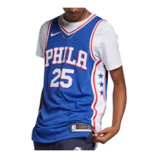 Nike x NBA Philadelphia 76ers Jersey 'Ben Simmons 25' AV2688-495