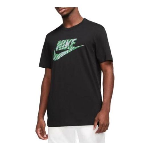 Nike Sportswear T-Shirt 'Black Green' FB9820-010