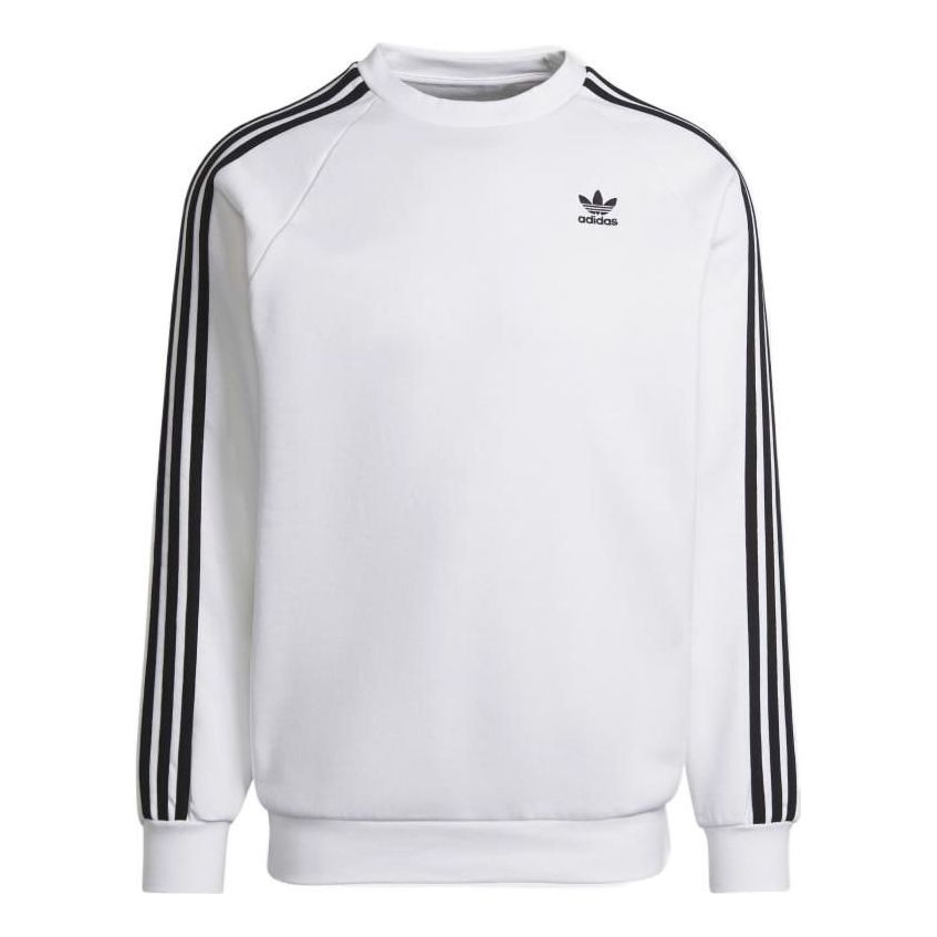 adidas originals Adicolor Classics 3-Stripes Crew Sweatshirt 'White' HE9483