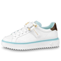 (WMNS) LOUIS VUITTON Time Out Sneakers 'White Blue Brown' 1AB194