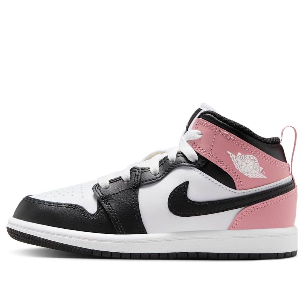 (PS) Air Jordan 1 Mid 'White Rust Pink Black' DQ8424-100