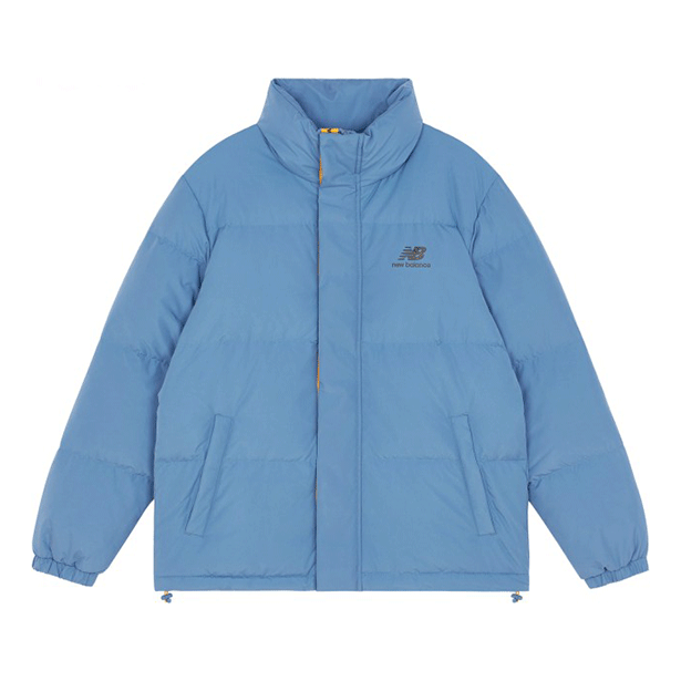 New Balance Logo Winter Down Jacket 'Light Blue' AMJ13337-WAB