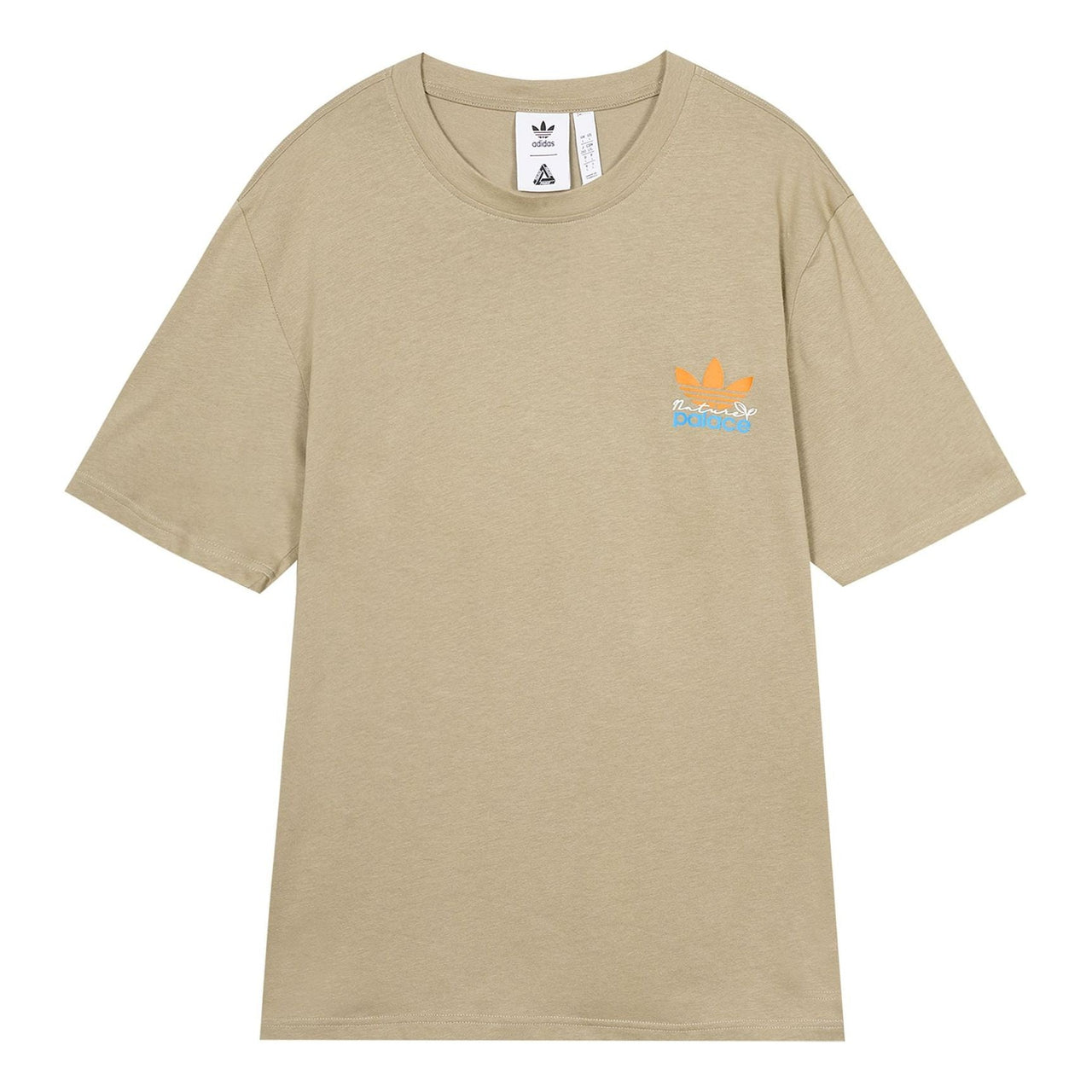adidas originals x PALACE Crossover SS22 Back Logo Printing Short Sleeve Unisex Brown HM9198