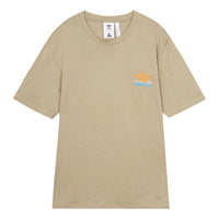 adidas originals x PALACE Crossover SS22 Back Logo Printing Short Sleeve Unisex Brown HM9198