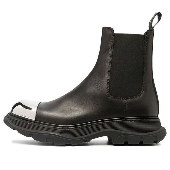 Alexander McQueen Tread Slick Boot 'Black Silver' 634614WHXHF1081