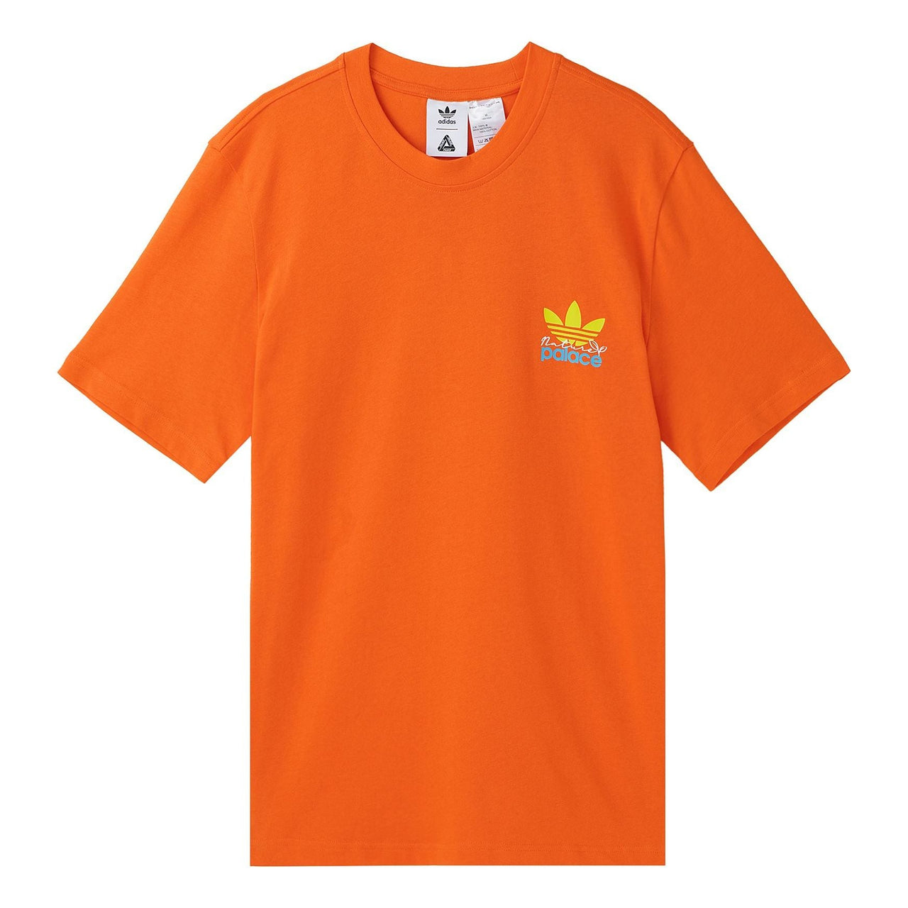 adidas originals x PALACE Crossover Alphabet Round Neck Short Sleeve Unisex Orange HM9200